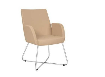 Design Chair Armchair Upholstery Chairs Luxury Textile Armchair Beige Office Chair